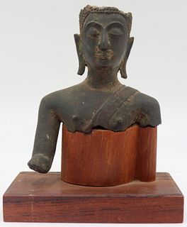 Antique Asian Bronze Figural Fragment.
