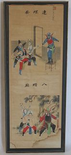 Signed Chinese? Painting of Theatre Actors.