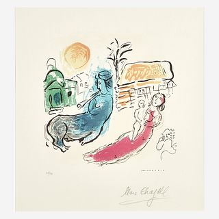 Marc Chagall (French/Russian, 1887-1985) Maternité au Centaur