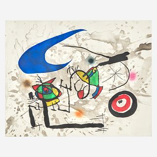 Joan Miró (Spanish, 1893-1983) Pygmées Sous la Lune