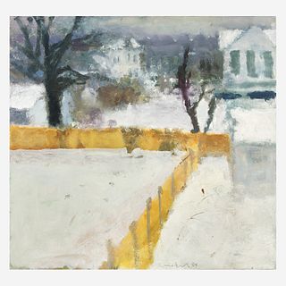 David Fertig (American, b. 1946) Winter, 1984 (Artist's Backyard)