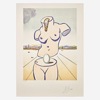 Salvador Dalí (Spanish, 1904-1989) Birth of Venus (Torso)