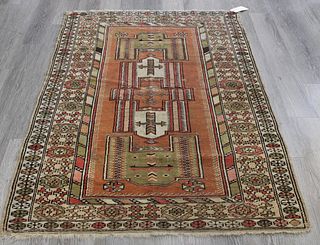 Antique and Finely Hand Woven Carpet .