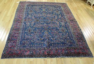 Antique & Finely Hand Woven Sarouk Style Carpet .