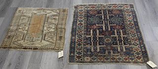 2 Antique and Finely Hand Woven Carpets.