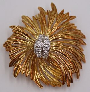 JEWELRY. Dankner 18kt Gold and Diamond Pendant.