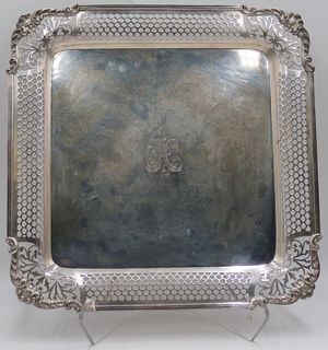 STERLING. Early 20th C Gorham Sterling Tray.