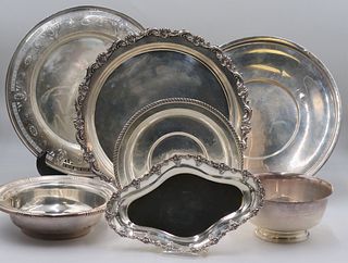 STERLING. American Sterling Hollow Ware Grouping.