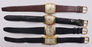 JEWELRY. (4) Men's Bulova Mechanical Watches.