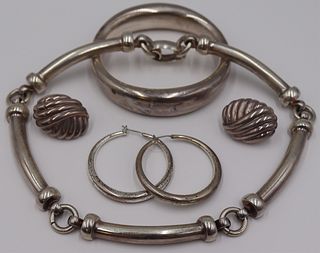 JEWELRY. Grouping of Silver Jewelry Inc. Tiffany.