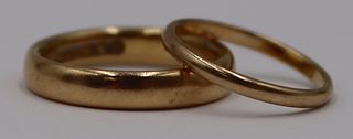 JEWELRY. 18kt and 14kt Gold Wedding Bands.