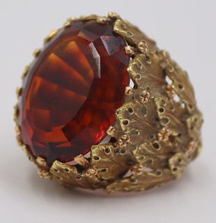 JEWELRY. M Buccellati 18kt Gold & Colored Gem Ring