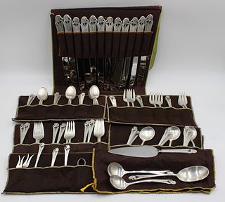 STERLING. Frank Smith Woodlily Sterling Flatware