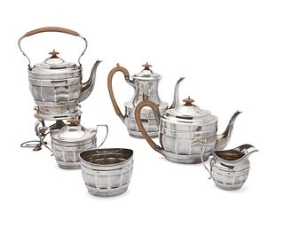 CRICHTON BROTHERS Silver Coffee and Tea Service