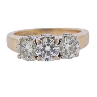 14k Gold 2.90ctw Diamond Engagement Ring