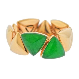 Vhernier Jade Crystal Freccia Rose Gold Ring