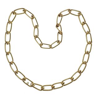 Cartier 1970s 18k Gold Link Necklace