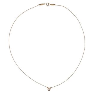 Tiffany & Co Peretti Gold Diamond by the Yard Necklace