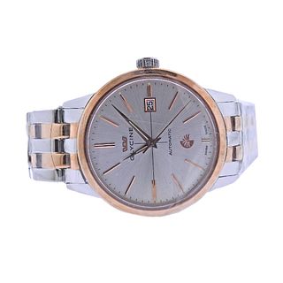 New Glycine Classic Two Tone Stainless Steel Automatic Men's Watch 3910.131