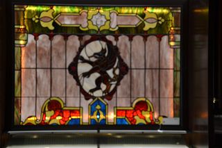 Stained Glass Panel w/lights