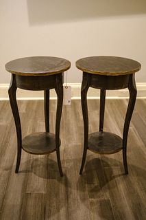 Pair (2) of Italian Provincial side tables