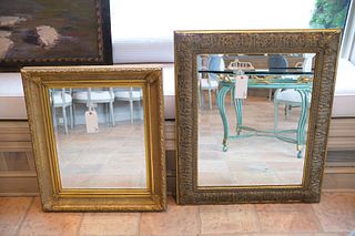 Qty.(2) Beveled mirrors  (1) is Approx. 40"H x 32"W