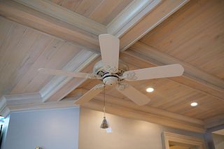 Set of (3) - 5 Blade 48" ceiling fans with an ivy motif