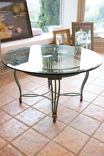 Iron and Glass Table