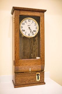 Oak Simplex Time Clock