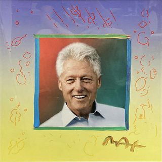 Peter Max - Bill Clinton