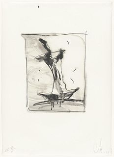 Claes Oldenburg - Apple Core Black and White