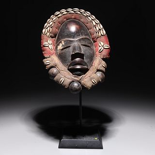 Elaborate West African Dan Mask