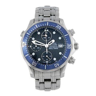 OMEGA - a gentleman's Seamaster Professional 300M chronograph bracelet watch. Stainless steel case w