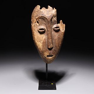 Carved Wood Central African Tribal Mask