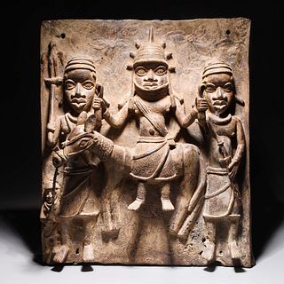 Benin Bronze Plaque