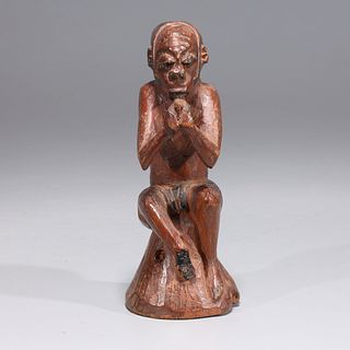 Carved Wood African Figure
