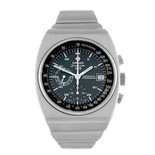 OMEGA - a gentleman's Speedmaster 125 chronograph bracelet watch. Stainless steel case with tachymet