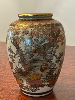Pair of Antique Japanese Porcelain Vases