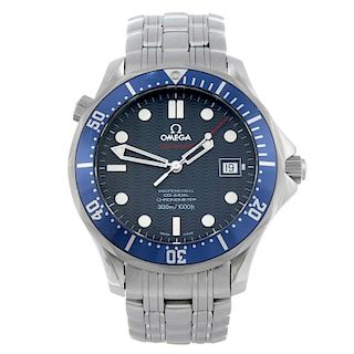 OMEGA - a gentleman's Seamaster Professional 300M Co-Axial bracelet watch. Stainless steel case with