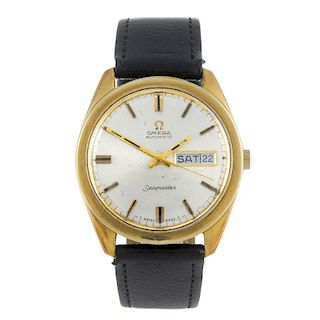 OMEGA - a gentleman's Seamaster wrist watch. 9ct yellow gold case, hallmarked London 1968. Numbered