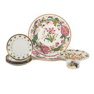 Collection of Floral Ceramic plates