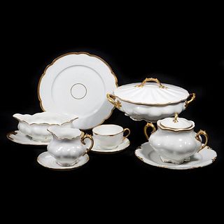 A Large Collection of Limoges Porcelain Dinner Ware