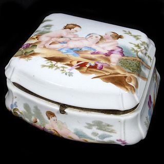 Sevres Style Porcelain Box