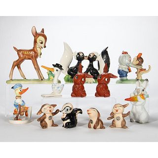 German Porcelain Group of Disney Characters
