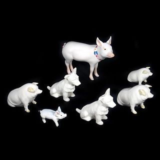 Collection of Belkeek Porcelain Animals