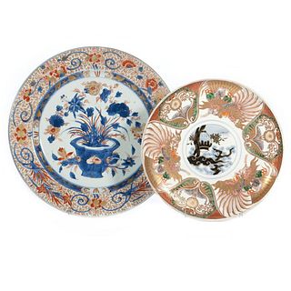 Two Japanese Imari Platters, 19th Century