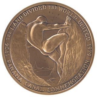 TWO BRONZE MEDALS COMMEMORATING THE PAN PACIFICINTERNATIONAL EXPOSITION,1915