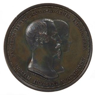 COLLECTION OF ENGLISH BRONZE COMMEMORATIVE MEDALS