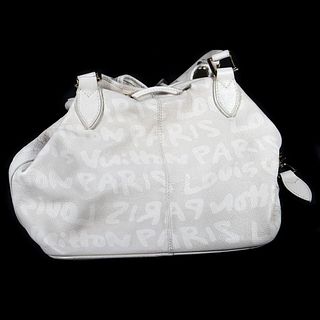 Louis Vuitton by Stephen Sprouse White Bucket Bag