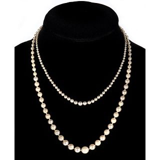 Group of cultured pearl and gold jewelry